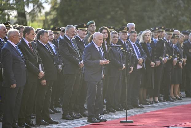Zagreb: Svečani prijem povodom Dana policije u Predsjedničkim dvorima