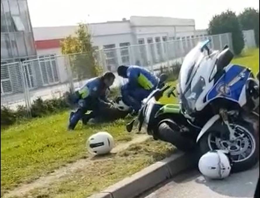Bježao policiji na skuteru i pao: 'Nemojte me tući, imam dijete'