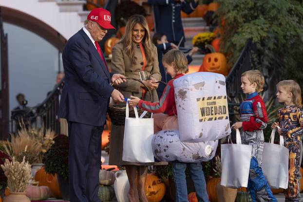 President Trump, First Lady Melania Trump Host White House Halloween Event