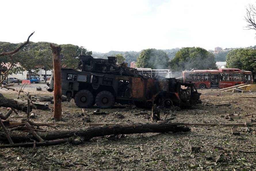 U.S. strikes Venezuelan capital