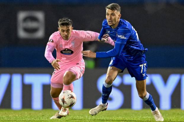 Zagreb: UEFA Europska liga, grupna faza, 4. kolo, GNK Dinamo - Celta Vigo