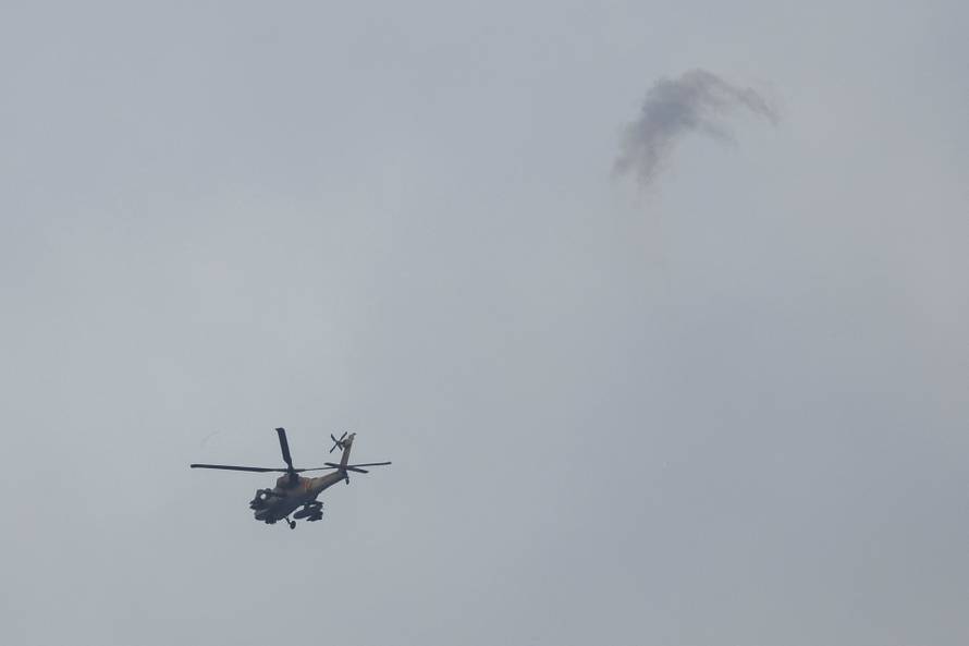 Israel-Gaza border after U.S. President Donald Trump announced that Israel and Hamas agreed on the first phase of a Gaza ceasefire