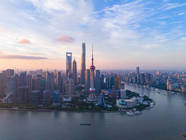 Shanghai,,China,-,August,14th,2024:,Aerial,View,Of,Modern