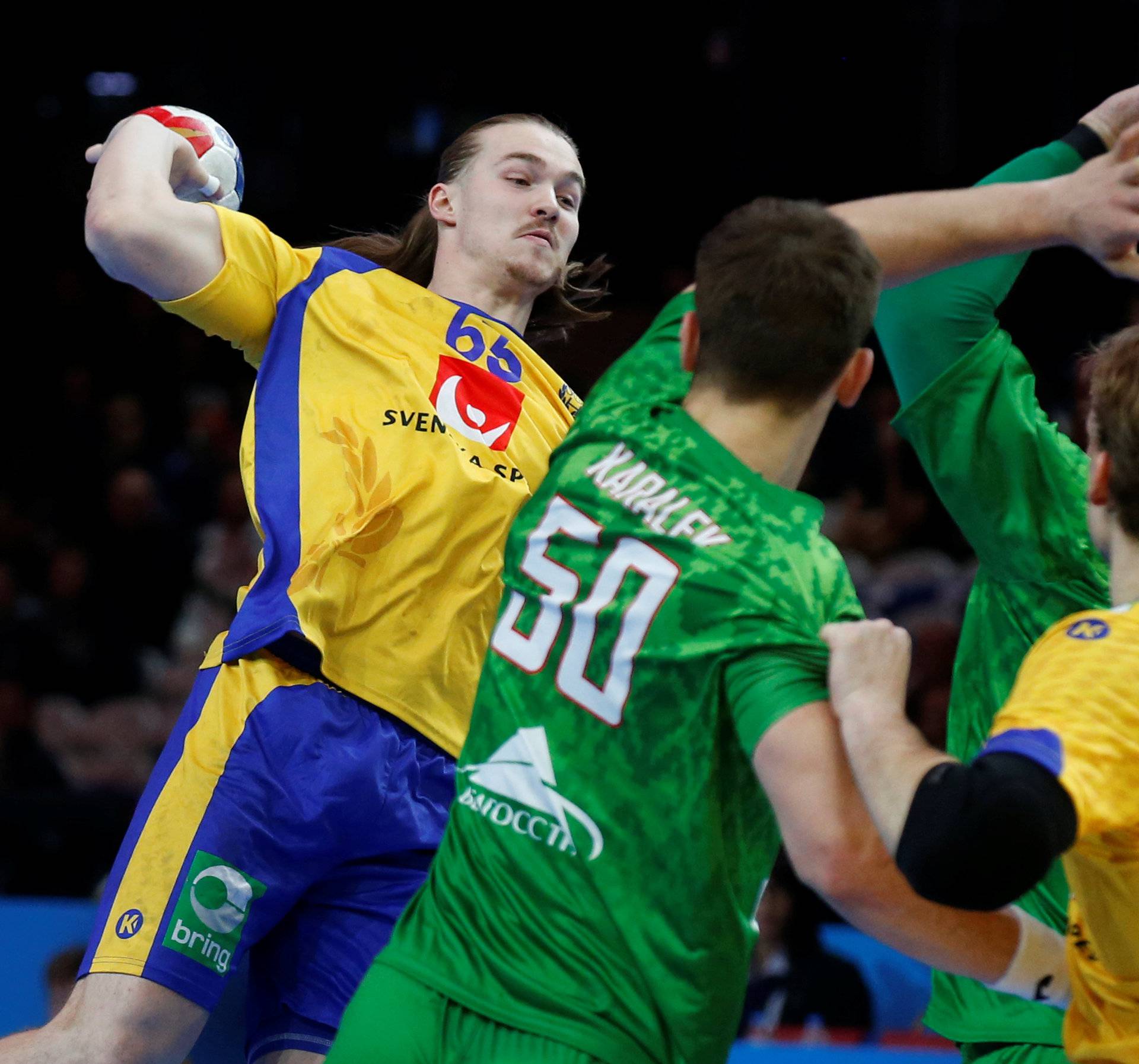 Men's Handball - Belarus v Sweden 2017 Men's World Championship Second Round, Eighth Finals