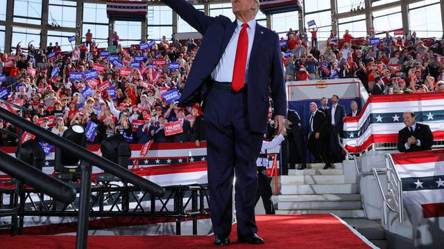 Republican presidential nominee Trump campaigns in North Carolina