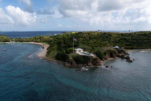 Little Saint James, the small private island formerly owned by the late financier Jeffrey Epstein
