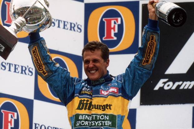 firo: Formula 1, season 1995 Sport, Motorsport, Formula 1, archive, archive pictures Team Benetton (1991-1995) Michael Schumacher