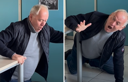 Evo kako izgleda kad se kamere ugase u redakciji: Mirko Fodor bacio se na pod i udarao šakom