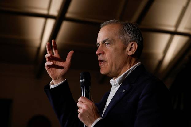 Canada's Prime Minister Carney holds election campaign tour in Saanichton, British Columbia