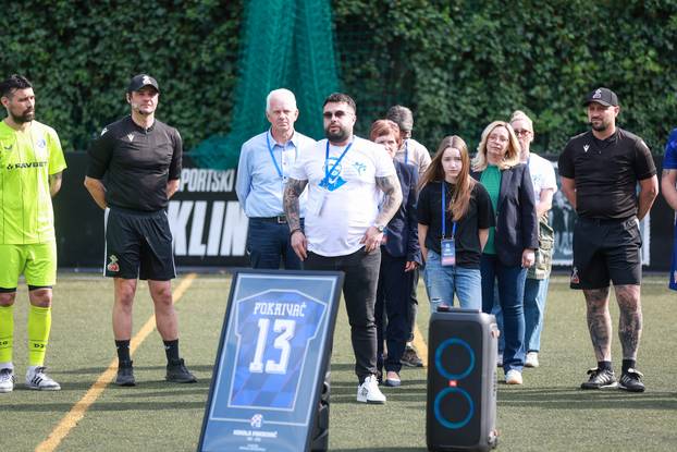 Zagreb: Revijalna utakmica legendi Dinama i hrvatske nogometne reprezentacije u čast Nikole Pokrivača