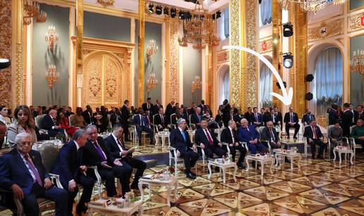FOTO Vučić se susreo s Putinom u Moskvi, pogledajte gdje ga je 'parkirao' na svečanoj večeri