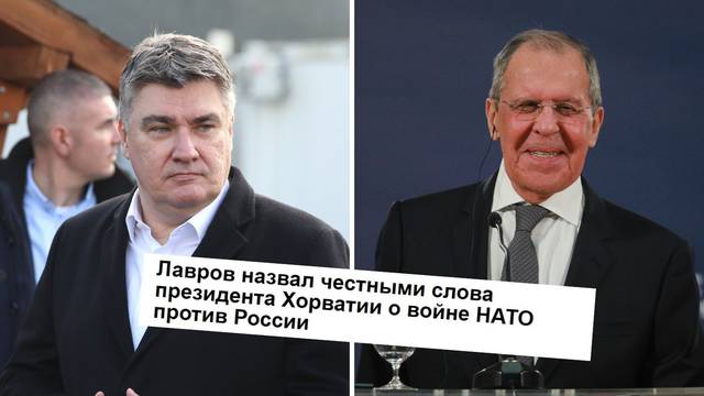 Lavrov pohvalio Milanovića: On je rekao kako je ovo NATO-ov rat. To je iskreno i pošteno...