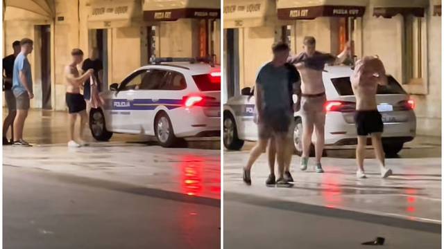 VIDEO Policija po Splitu iz auta viče golišavim turistima da odjenu majice: 'Kazne do 300 €'