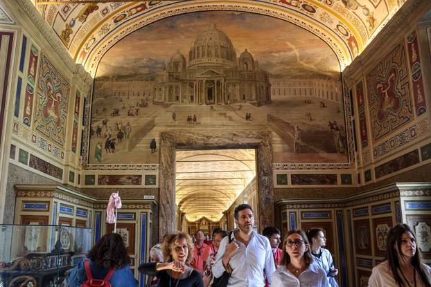 A tour of some locations within the Vatican museum ahead of the conclave