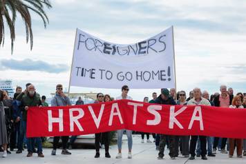 Split: Prosvjed protiv stranih radnika