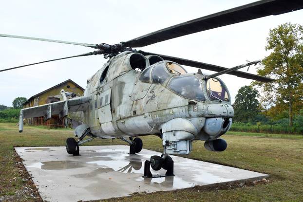 Gradski muzej Sisak predstavlja najnoviju akviziciju za budući postav Domovonskog rata- Barutana. Jurišni helikopter MI-24 V