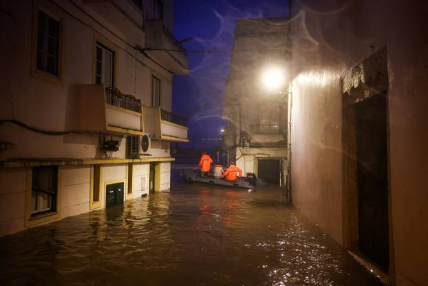 Storm Leo reaches Alcacer do Sal