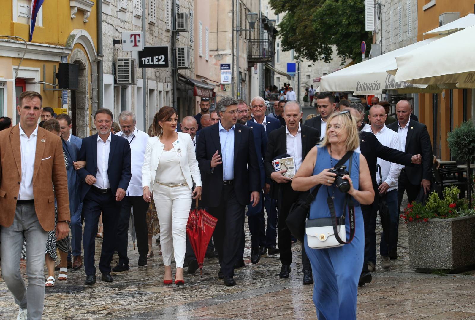 Premijer Andrej Plenkovic sa suradnicima stigao je u Sinj