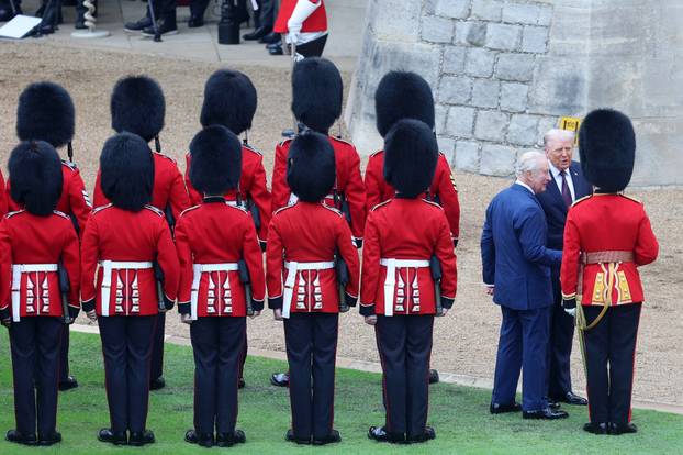 U.S. President Trump makes second state visit to Britain