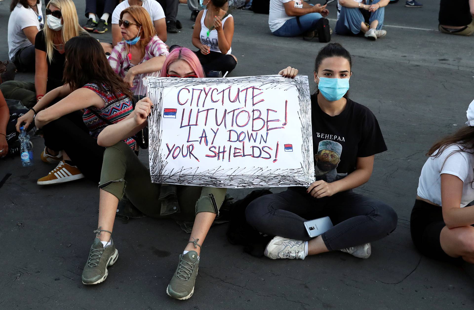 Protests amid the spread of the coronavirus disease (COVID-19) in Belgrade