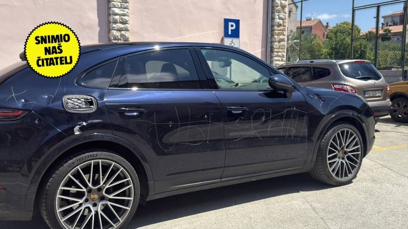 FOTO Sramota u Istri! Auto izgrebali i napisali 'Ubij Srbina'