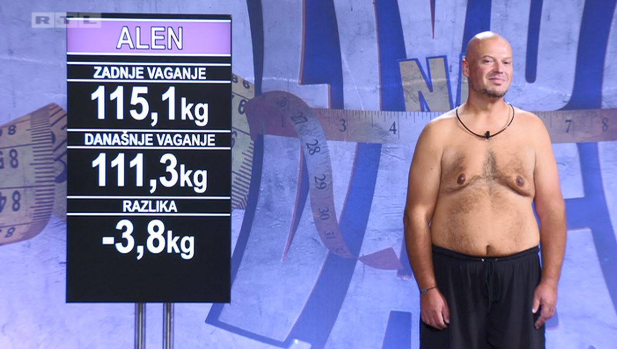 Najbolji rezultat svih sezona: Alen je izgubio 70 kilograma