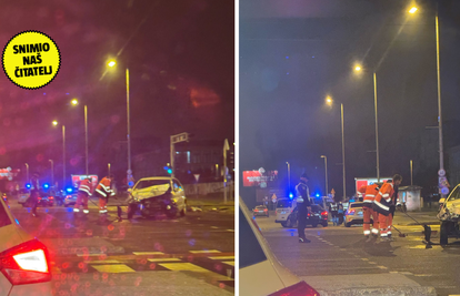 FOTO Divljao Zagrebom i prošao kroz crveno. Naletio je na auto!