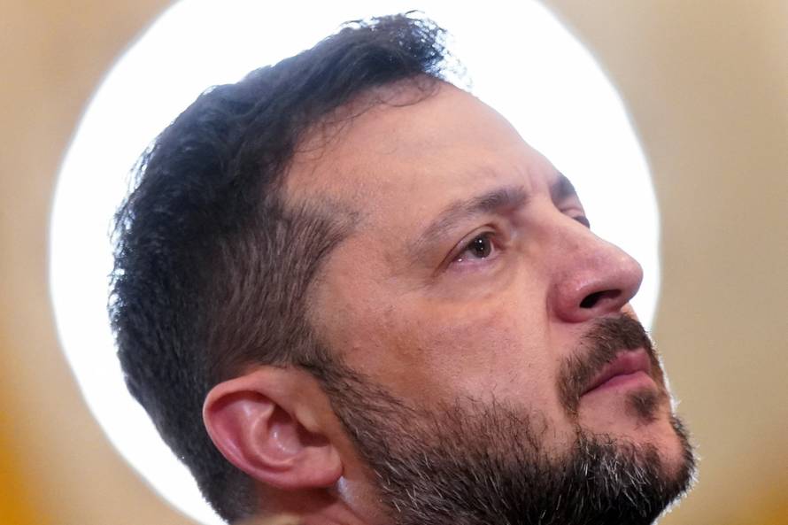 U.S. President Trump meets with Ukrainian President Zelenskiy and European leaders, in Washington, D.C.