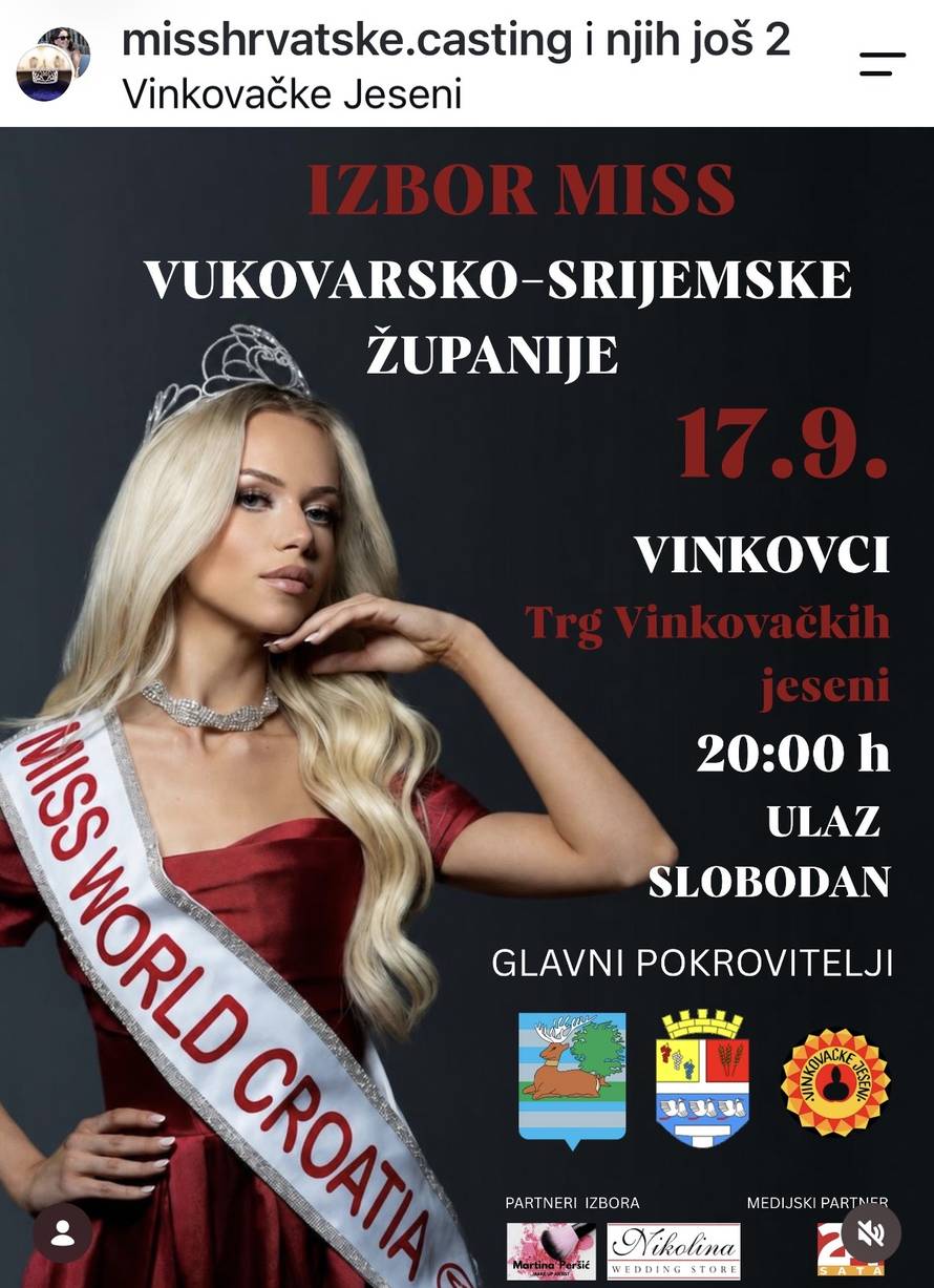Rebeka Vidić nova je Miss Koprivničko-križevačke županije