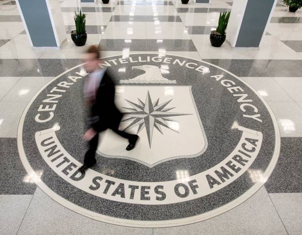 FILE PHOTO - The lobby of the CIA Headquarters Building in Langley
