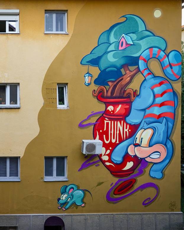 FOTO Grad pretvoren u galeriju: Pogledajte predivne murale na kućama i zgradama u Čačku