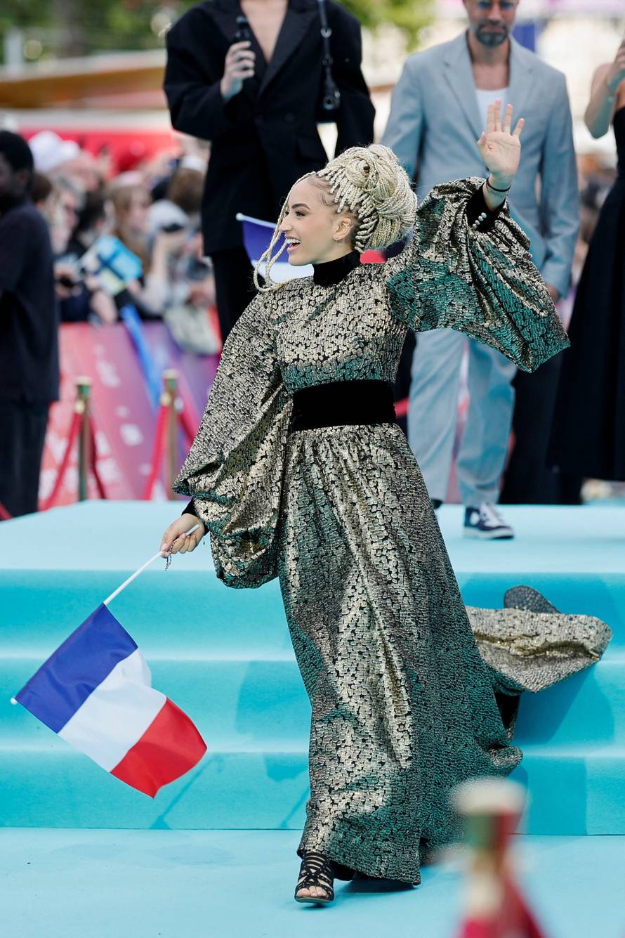 Eurovision Song Contest's 'Turquoise Carpet' event in Vienna