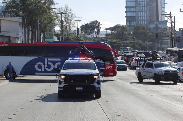 Iran national team leaves hotel for training session at Caliente Stadium in Tijuana