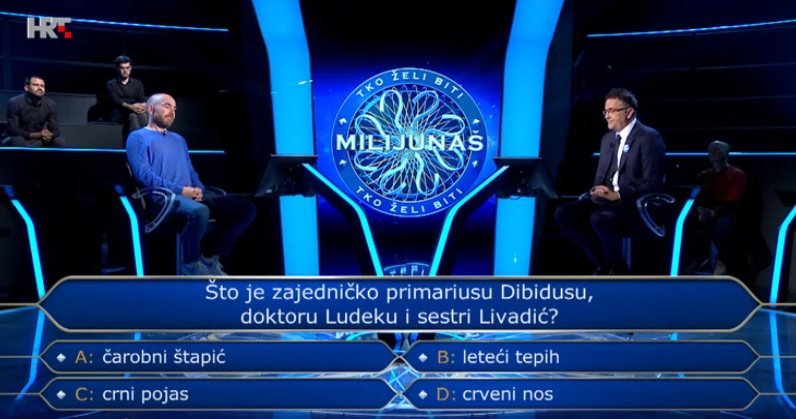 Splićanin odustao na 13. pitanju za 250 tisuća kuna u Milijunašu: Znate li koji je orao bjelorepan?