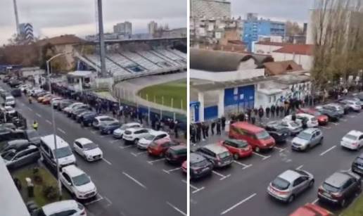 VIDEO Stadion u Kranjčevićevoj bit će krcat! Svi žele na Hajduk i Lokomotivu, pogledajte kolonu