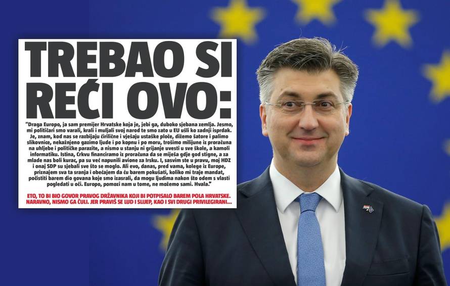 Plenki, trebao si reći: 'Boli nas ku... za mlade i sje.... smo sve'