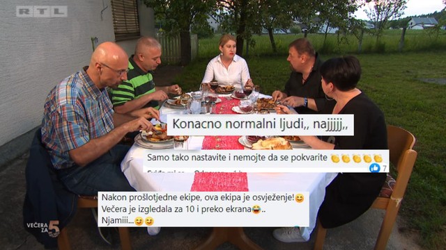 Još jedna 'Večera za 5 na selu' oduševila publiku: Konačno normalni ljudi, tako i nastavite