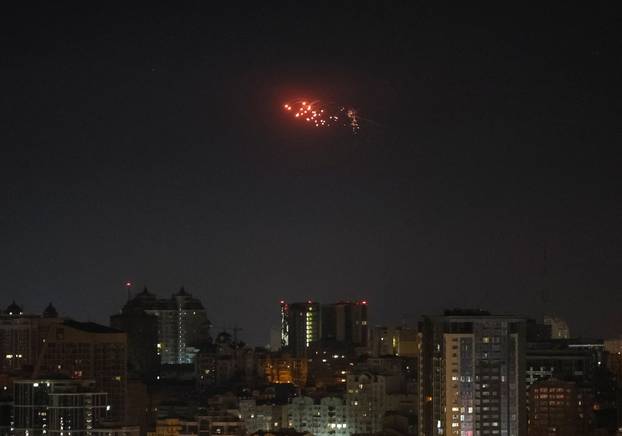 Russian missile and drone strike in Kyiv