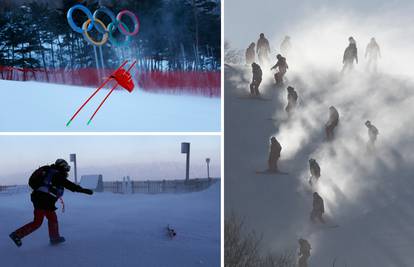 Polarna hladnoća i jak vjetar odgodili i veleslalom: -30°C!