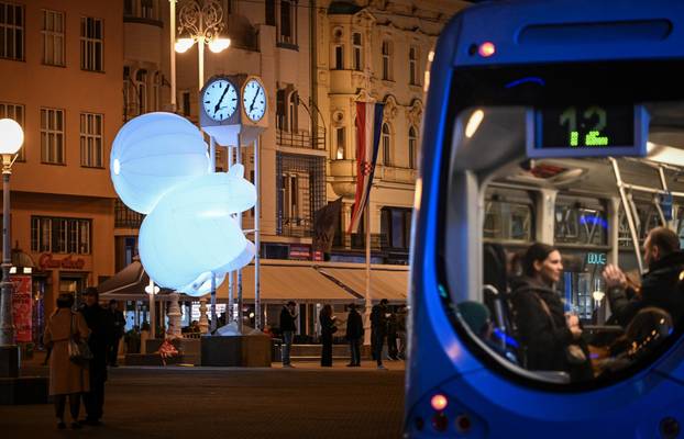 Pripreme za Festival svjetla u Zagrebu