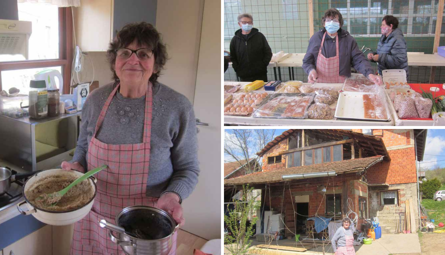 Priča iz Petrinje: Nevenka prvu noć opet na svome. Ispekla je kolače i prodaje ih na tržnici