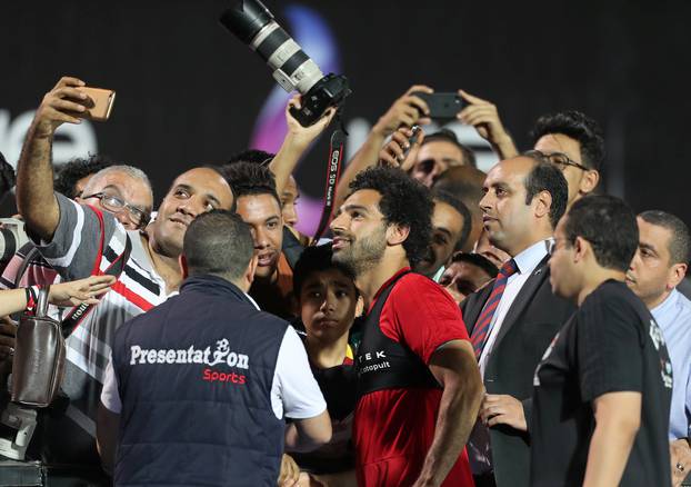 Soccer Football - FIFA World Cup - Egypt Training - Cairo Stadium, Egypt - June 9, 2018