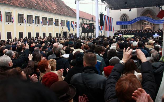 Zagreb: Sve?ana prisega tre?eg predsjednika Republike Hrvatske