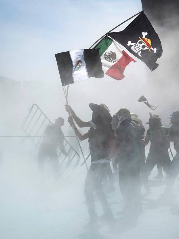 Protest against insecurity and corruption in the country, in Mexico City