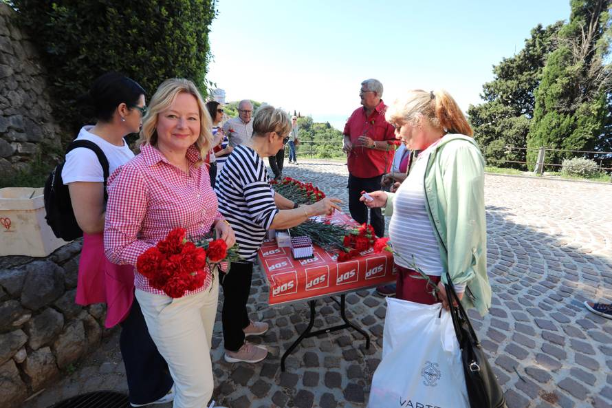 Rijeka: Prvomajska proslava na Trsatu