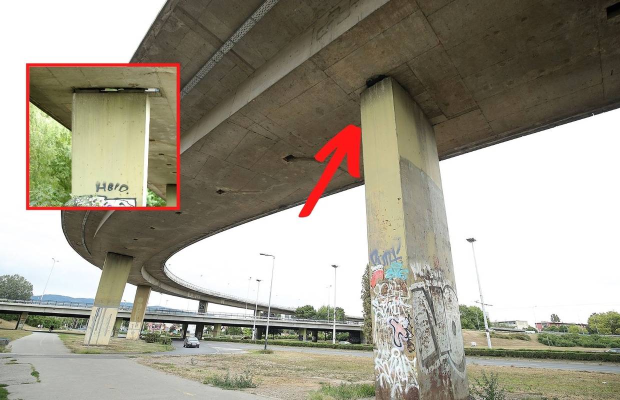 Zagrepčanima s nakrivljenog stupa pada beton po autima, a iz Grada kažu: 'To je normalno'