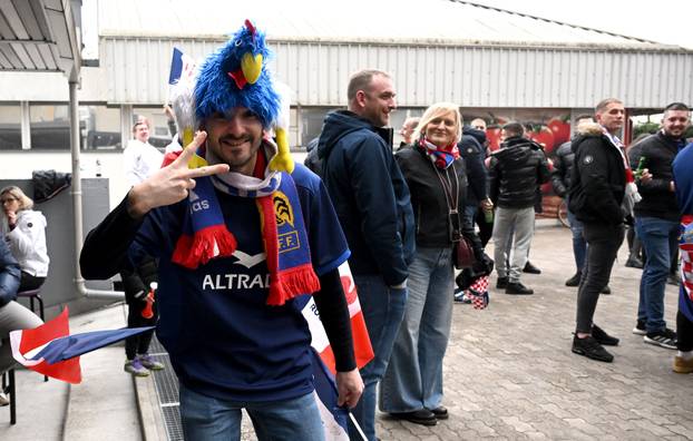 Ljubljana: Dolazak navijača na utakmicu Francuska - Hrvatska 