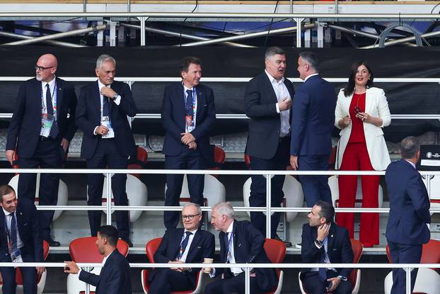 Leipzig: Predsjednik Milanović sa suprugom na susretu Hrvatske i Italije u 3. kolu skupine B na Europskom prvenstvu