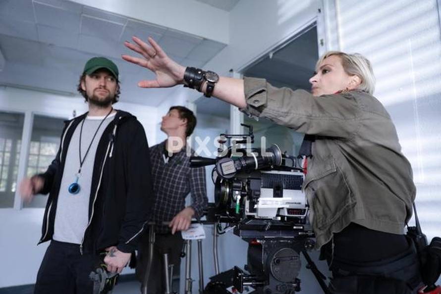 Cinematographer Halyna Hutchins is seen in this undated handout picture