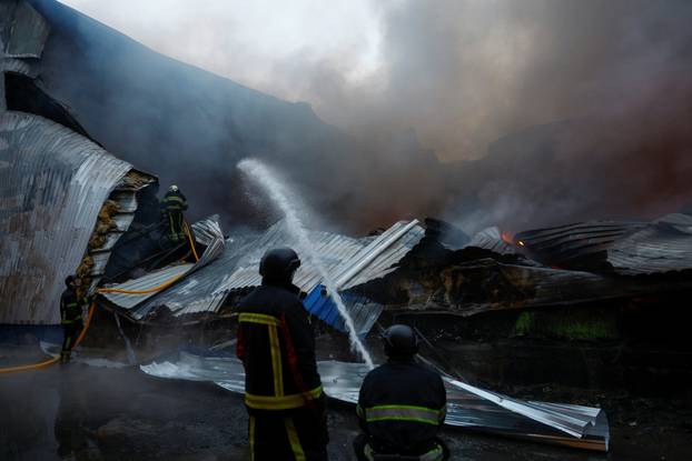Aftermath of a Russian missile attack in Kyiv
